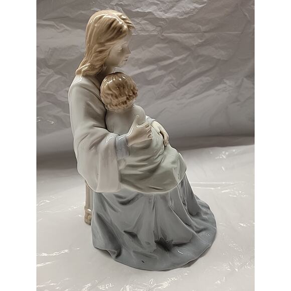 Homco Love of a Mother with Child Porcelain Figure Home Interiors Figurine #8809 - Picture 3 of 6